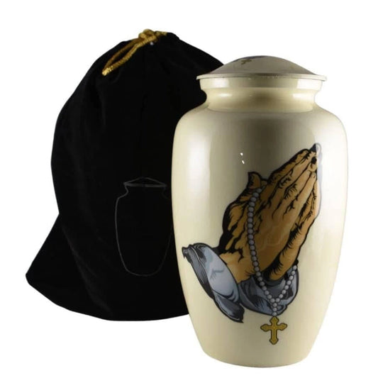 Eternal Faith Praying Hands Urn