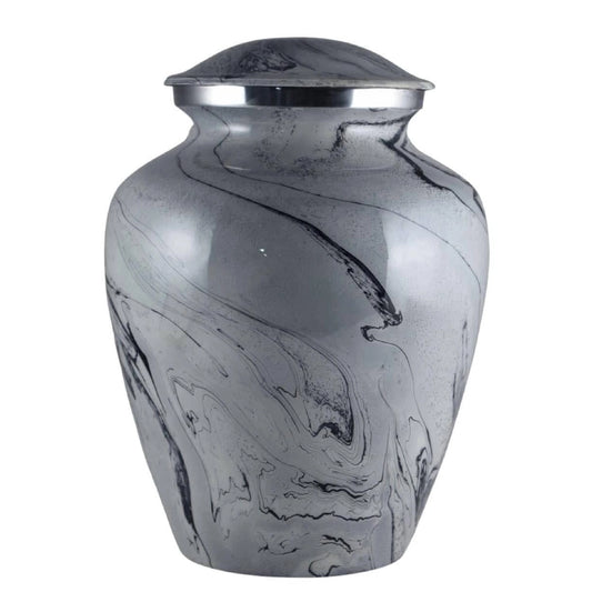 Monochrome Marble Serenity Urn