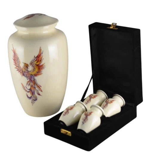 Phoenix Rebirth Keepsake Urn Set