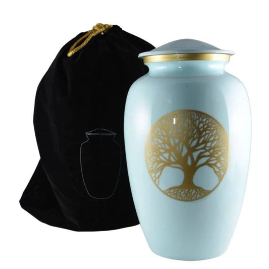 Golden Roots Memorial Urn