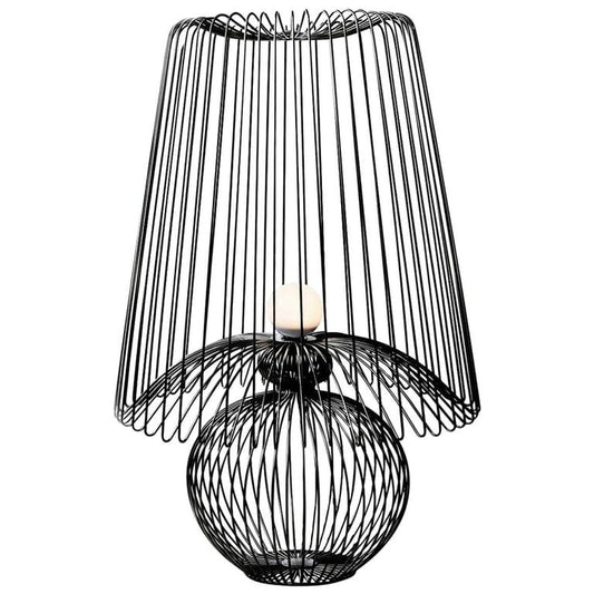 Oversized Metal Floor Lamp Koy in Black