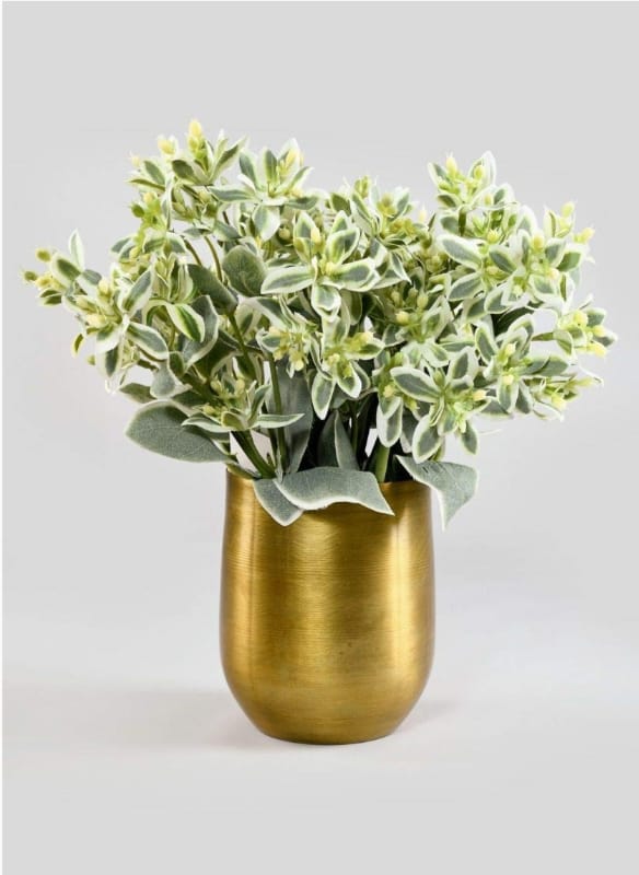 Raw Brass Vase